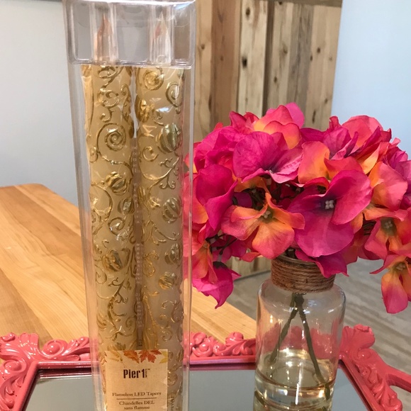 Pier 1 Other - Pier 1 Flameless Paraffin Wax LED Tapers-NWT